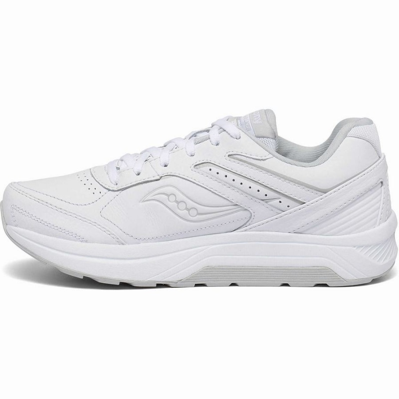 Sapatilhas Caminhada Saucony Echelon Walker 3 Wide Feminino Branco | Portugal S57628-W64