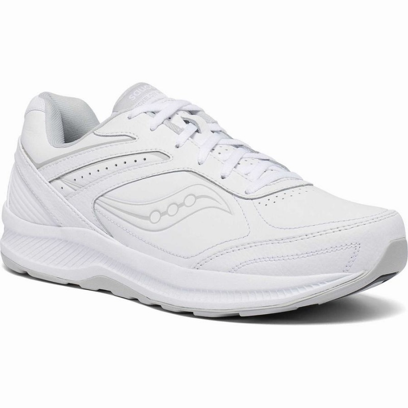 Sapatilhas Caminhada Saucony Echelon Walker 3 Wide Masculino Branco | Portugal S86450-S96