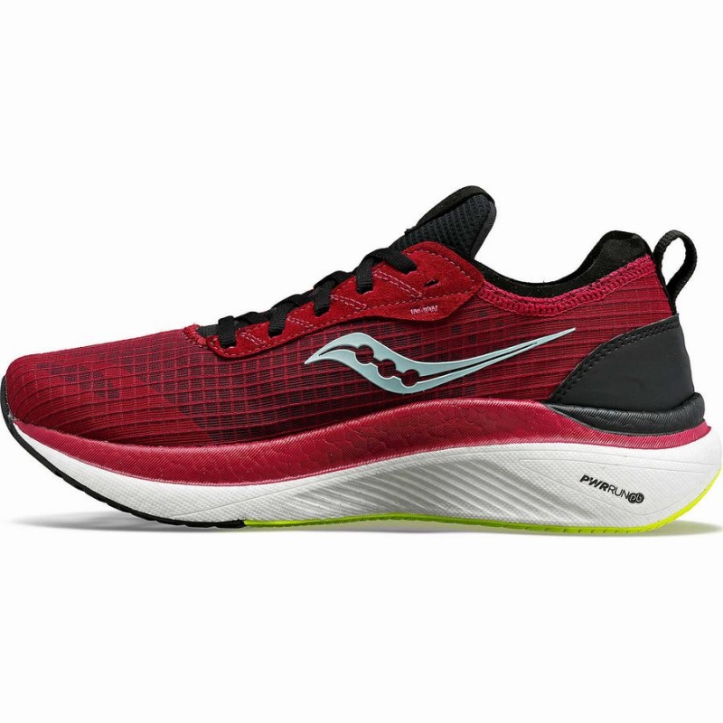 Sapatilhas Caminhada Saucony Freedom Crossport Feminino Vermelhas Pretas | Portugal S41538-S58