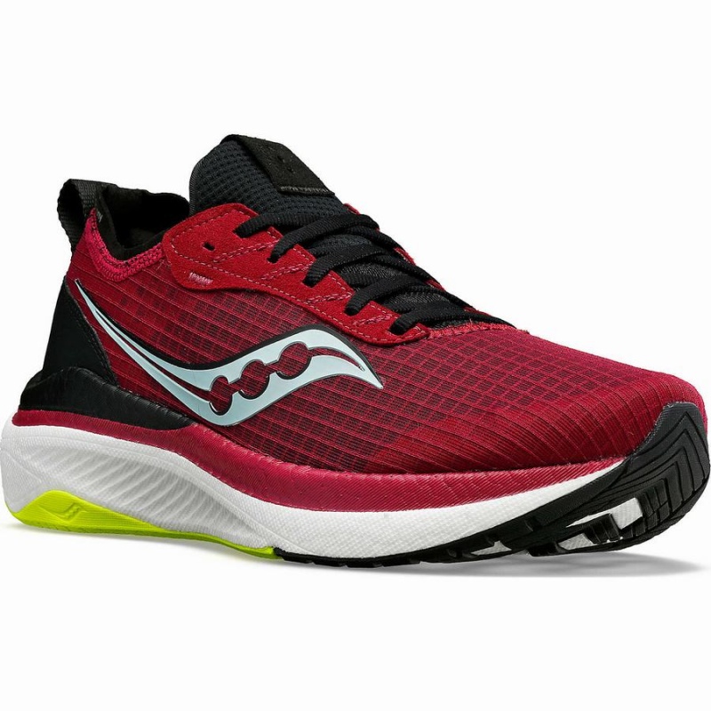 Sapatilhas Caminhada Saucony Freedom Crossport Feminino Vermelhas Pretas | Portugal S41538-S58