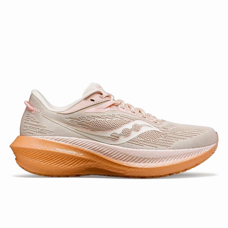 Sapatilhas Caminhada Saucony Galentine's Day Triumph 21 Feminino Rosa | Portugal S53219-N61