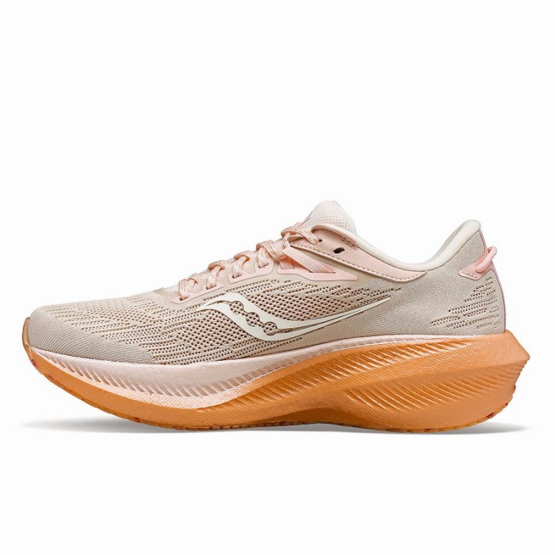 Sapatilhas Caminhada Saucony Galentine's Day Triumph 21 Feminino Rosa | Portugal S53219-N61