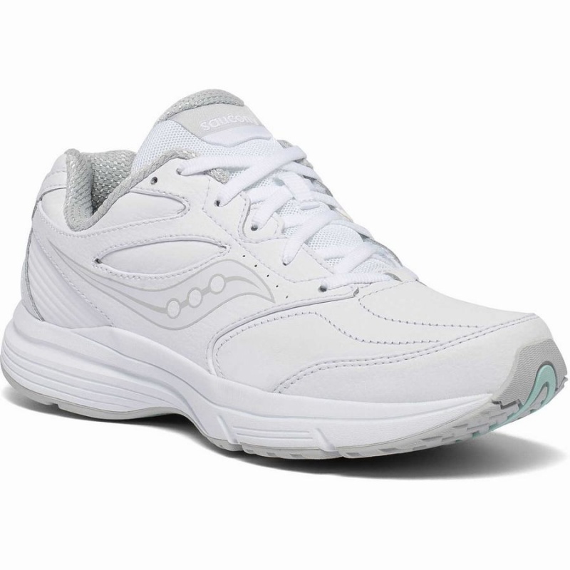 Sapatilhas Caminhada Saucony Integrity Walker 3 Narrow Feminino Branco | Portugal S82176-Q82