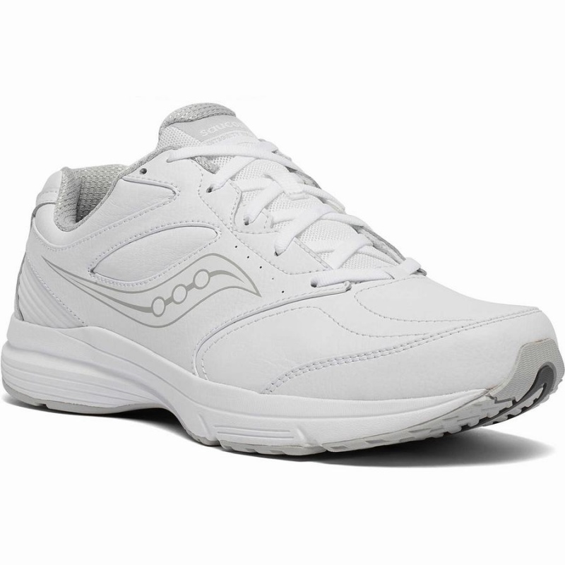 Sapatilhas Caminhada Saucony Integrity Walker 3 Wide Masculino Branco | Portugal S85492-N47