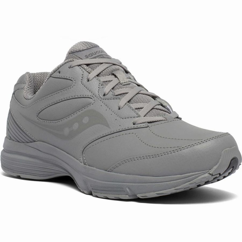 Sapatilhas Caminhada Saucony Integrity Walker 3 Wide Masculino Cinzentas | Portugal S68724-M87