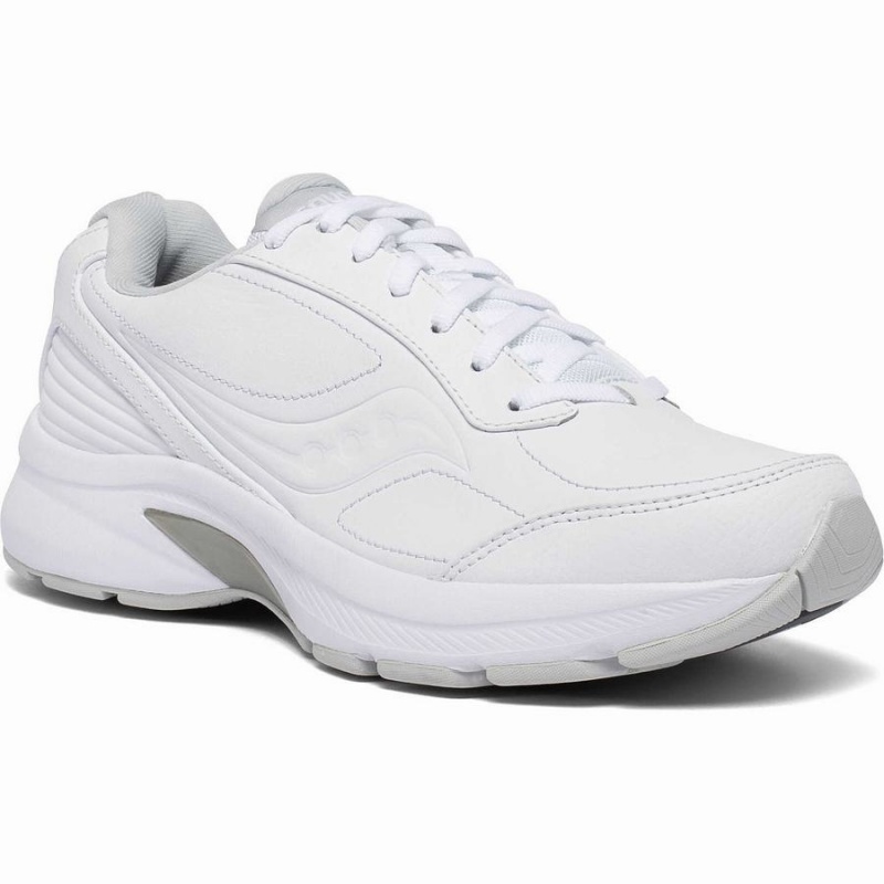 Sapatilhas Caminhada Saucony Omni Walker 3 Wide Feminino Branco | Portugal S08713-X70