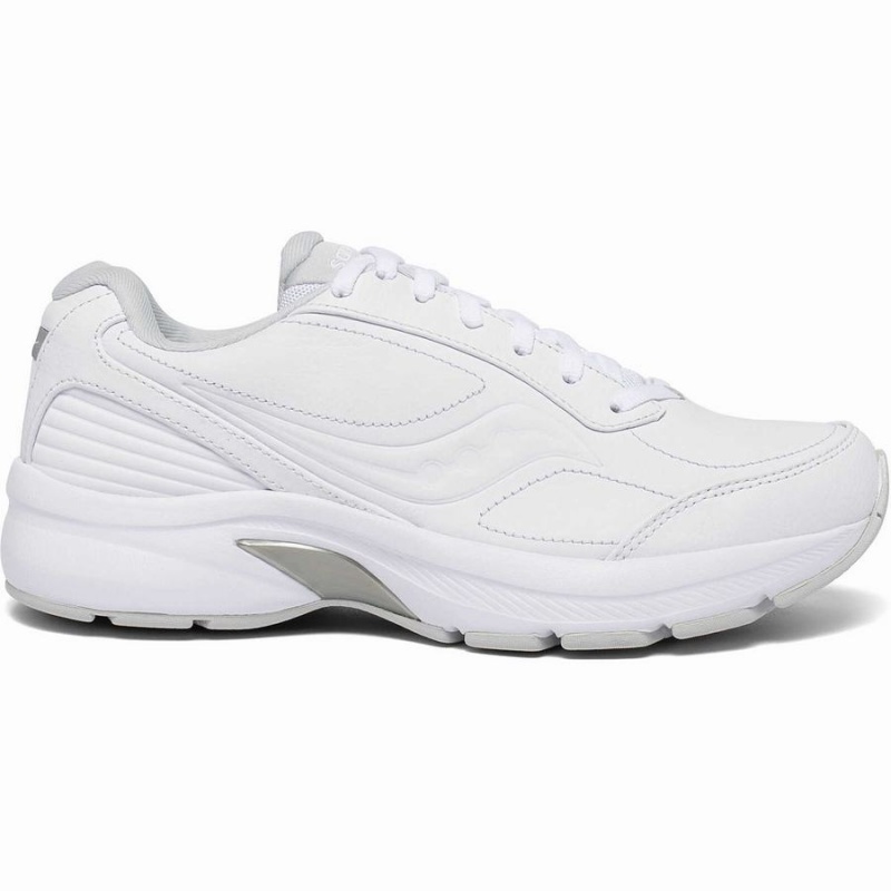 Sapatilhas Caminhada Saucony Omni Walker 3 Wide Feminino Branco | Portugal S08713-X70