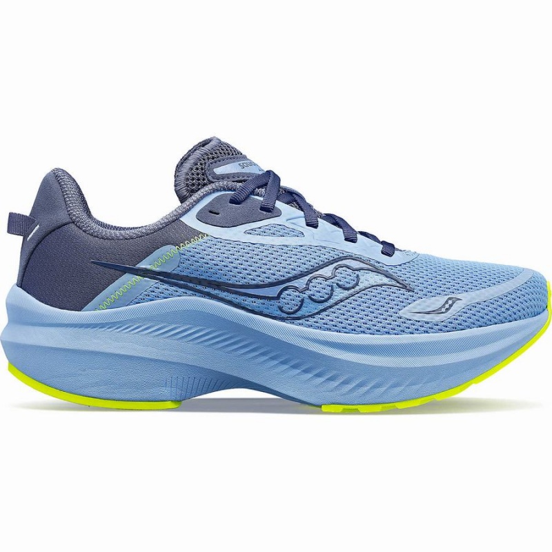 Sapatilhas Corrida Saucony Axon 3 Feminino Azuis Amarelas | Portugal S81729-X25