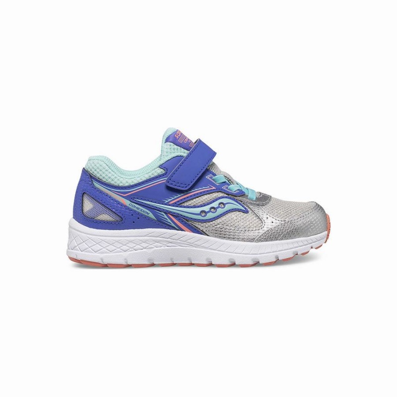 Sapatilhas Corrida Saucony Cohesion 14 A/C Sneaker Criança Prateadas | Portugal S03819-R37