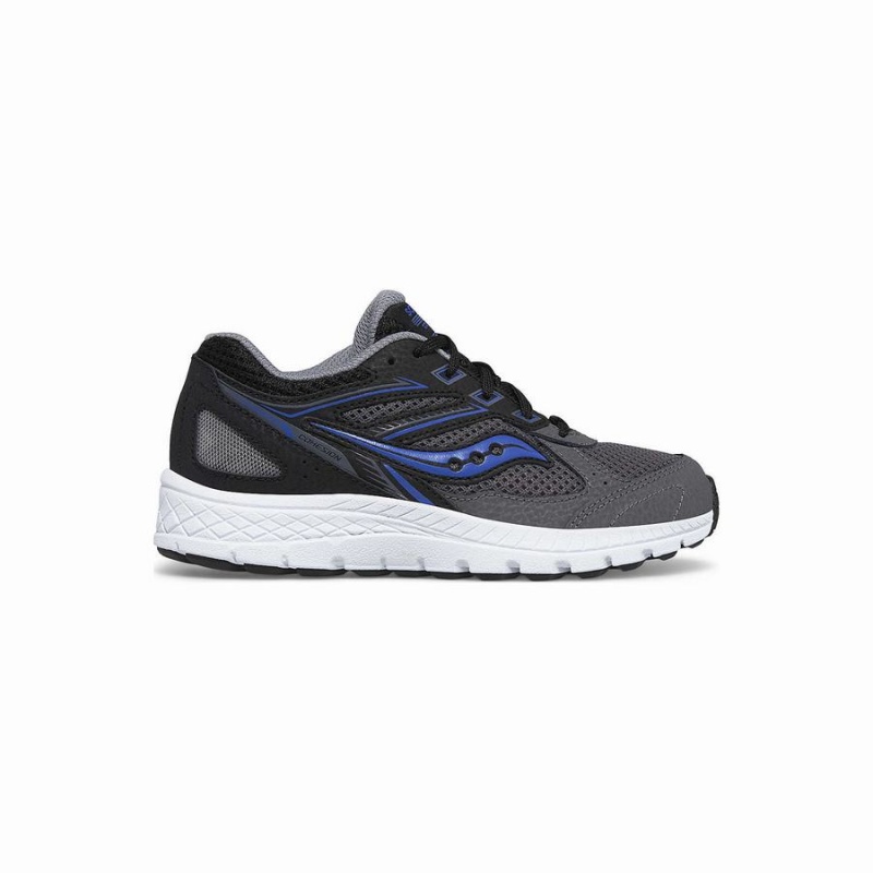 Sapatilhas Corrida Saucony Cohesion 14 Renda Sneaker Criança Pretas Cinzentas Azuis | Portugal S36407-W95