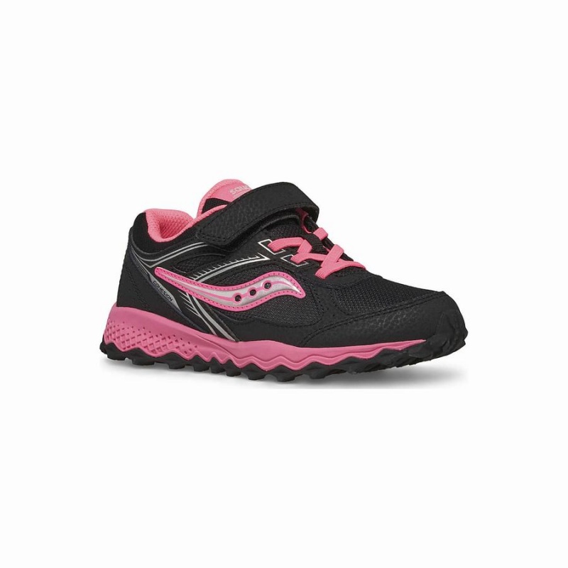 Sapatilhas Corrida Saucony Cohesion TR14 A/C Sneaker Criança Pretas Rosa | Portugal S16972-X50