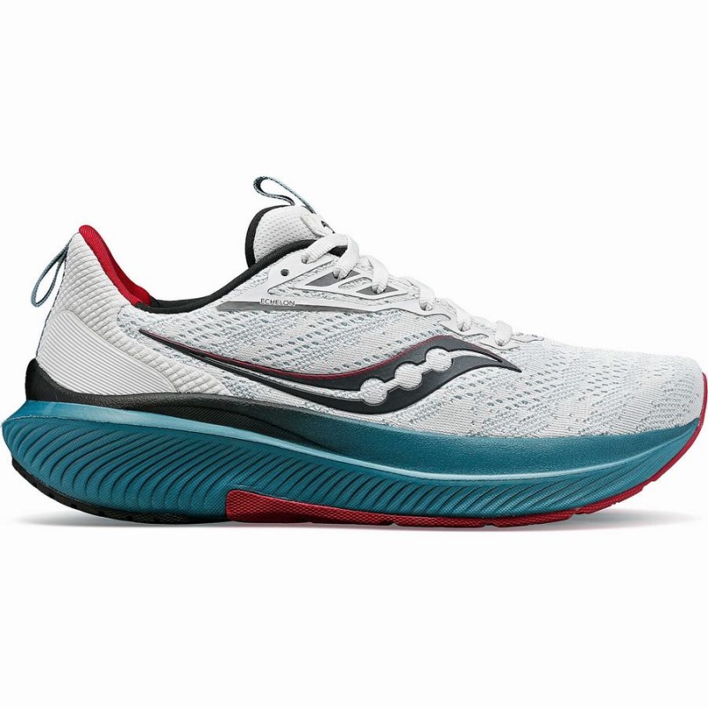 Sapatilhas Corrida Saucony Echelon 9 Feminino Branco Azuis | Portugal S39618-H78