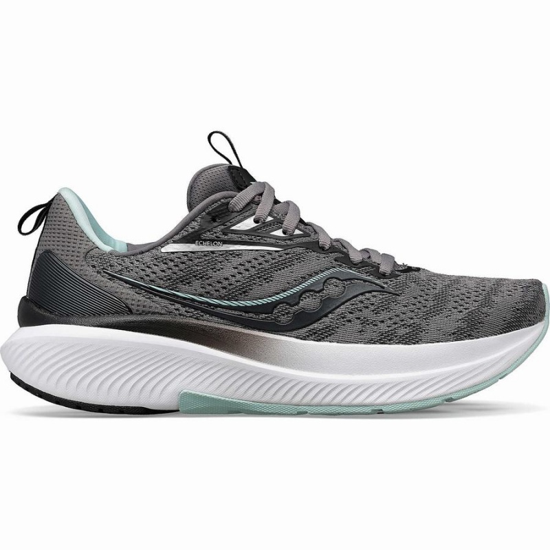 Sapatilhas Corrida Saucony Echelon 9 Feminino Cinzentas | Portugal S90472-K39