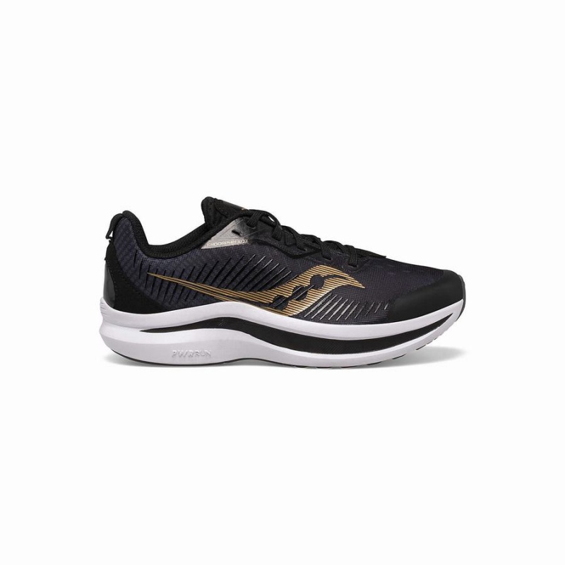 Sapatilhas Corrida Saucony Endorphin KDZ Sneaker Criança Pretas Douradas | Portugal S36804-B89