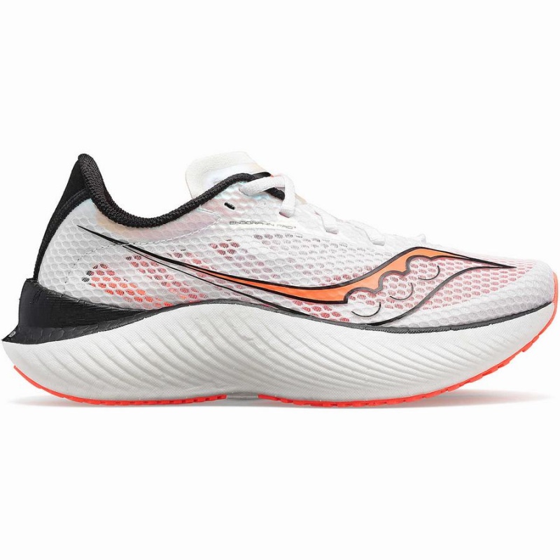 Sapatilhas Corrida Saucony Endorphin Pro 3 Masculino Branco Pretas Vermelhas | Portugal S05867-K47