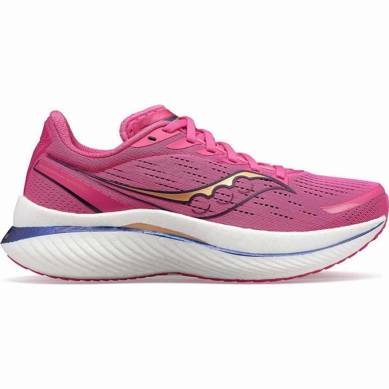 Sapatilhas Corrida Saucony Endorphin Speed 3 Feminino Rosa Azul Marinho | Portugal S97834-M43