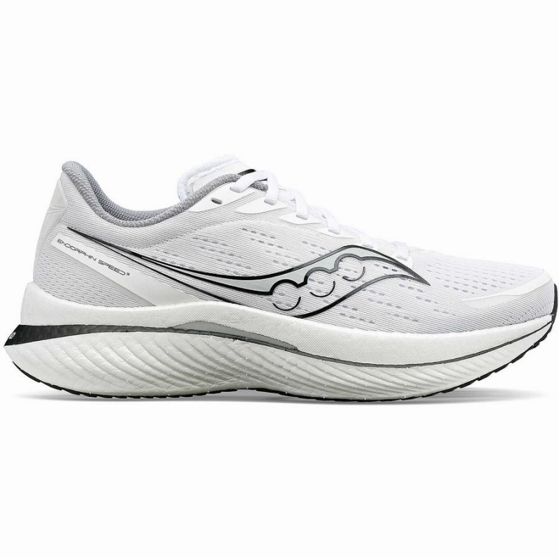 Sapatilhas Corrida Saucony Endorphin Speed 3 Masculino Branco Pretas | Portugal S01865-Q92