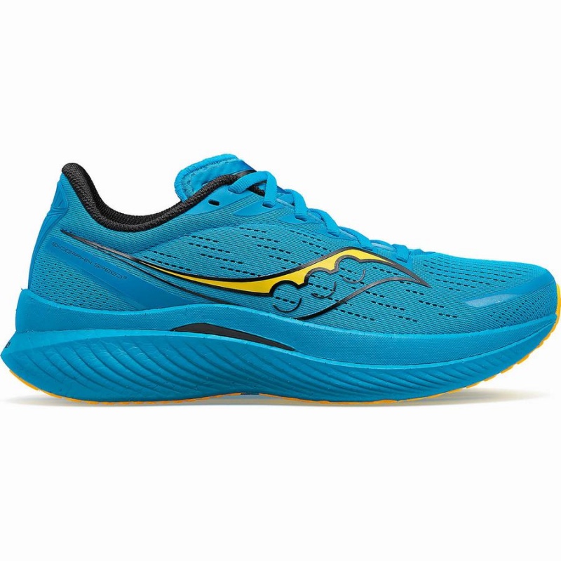 Sapatilhas Corrida Saucony Endorphin Speed 3 Masculino Azuis Douradas | Portugal S65793-R52