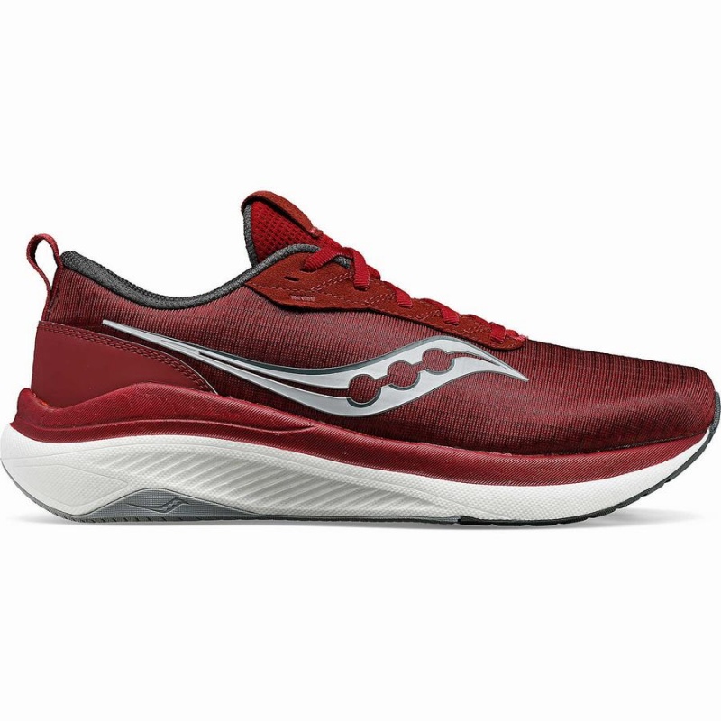 Sapatilhas Corrida Saucony Freedom Crossport Masculino Vermelhas Cinzentas | Portugal S41025-P14