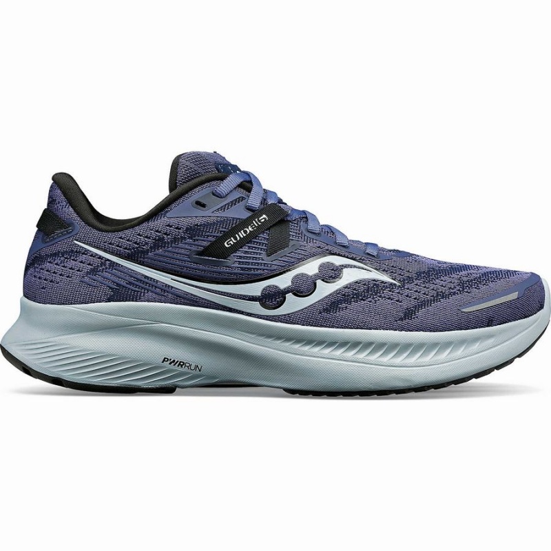 Sapatilhas Corrida Saucony Guide 16 Feminino Azul Marinho Azuis | Portugal S53129-K95