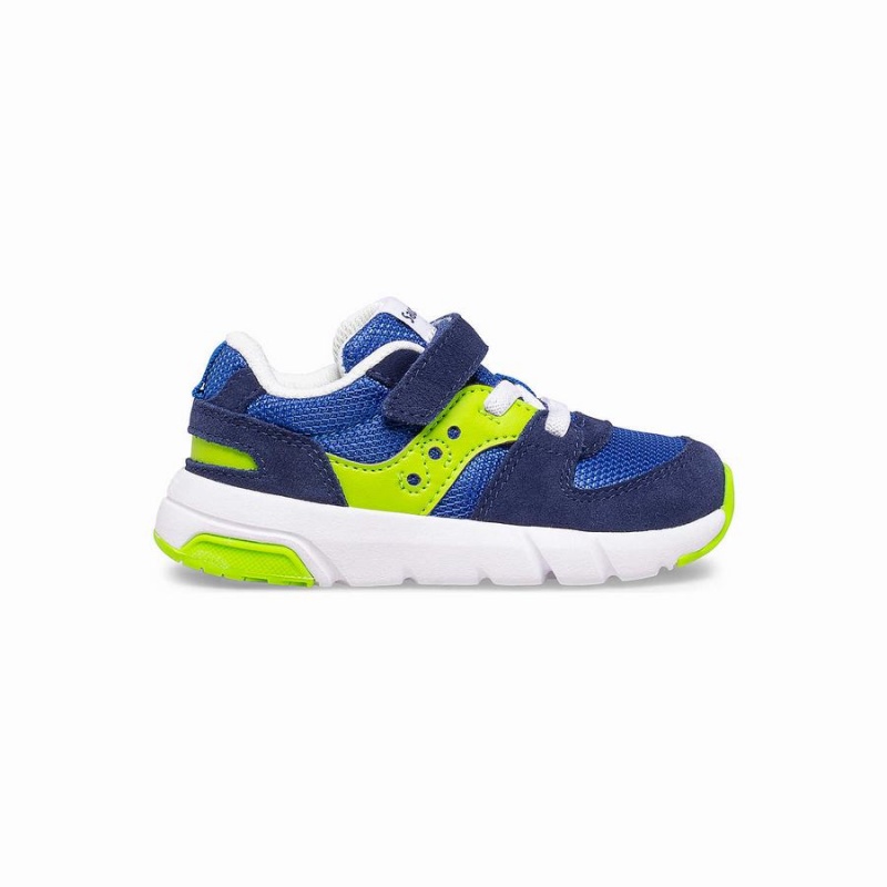 Sapatilhas Corrida Saucony Jazz Lite 2.0 Sneaker Criança Azuis Verdes | Portugal S43217-W03