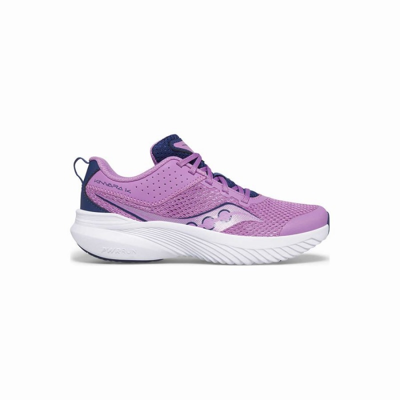 Sapatilhas Corrida Saucony Kinvara 14 Sneaker Criança Roxo Azul Anil | Portugal S82491-Q93