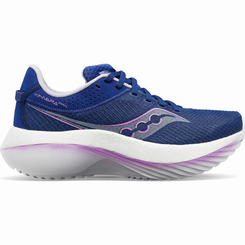 Sapatilhas Corrida Saucony Kinvara Pro Feminino Azul Anil Roxo | Portugal S84103-A58