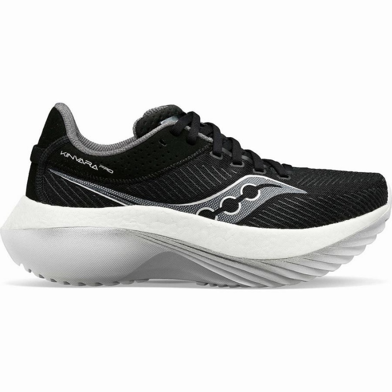 Sapatilhas Corrida Saucony Kinvara Pro Feminino Pretas Branco | Portugal S82609-S50