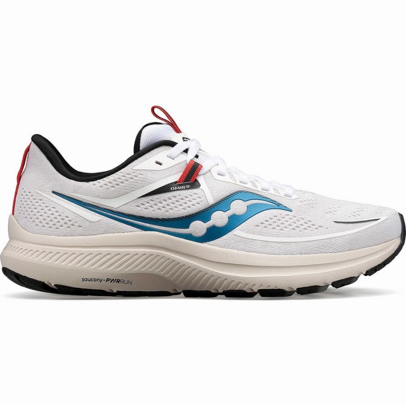 Sapatilhas Corrida Saucony Omni 21 Masculino Branco Marrom | Portugal S82135-J39