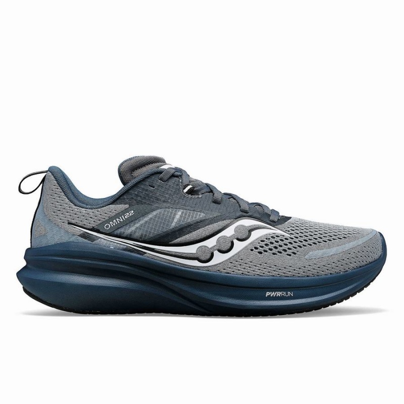 Sapatilhas Corrida Saucony Omni 22 Masculino Cinzentas Azul Marinho | Portugal S14896-N43