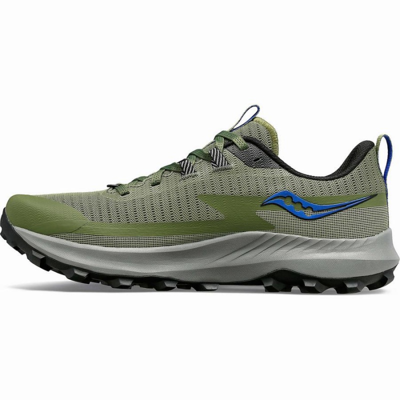 Sapatilhas Corrida Saucony Peregrine 13 Masculino Caqui Pretas | Portugal S50968-R51