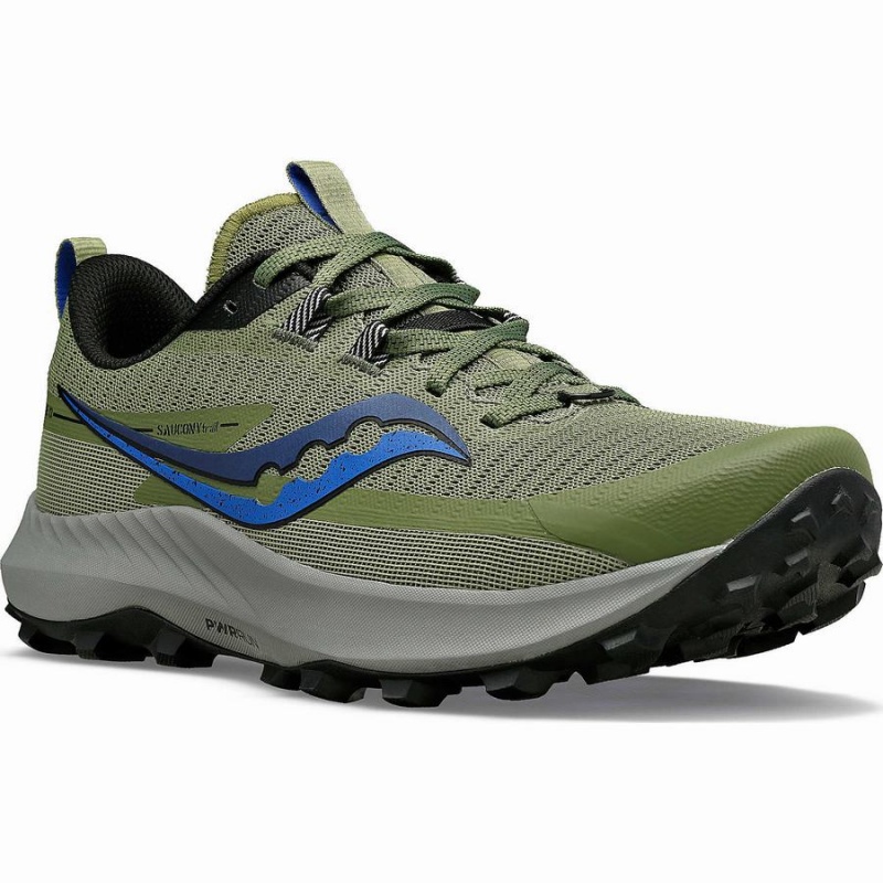 Sapatilhas Corrida Saucony Peregrine 13 Masculino Caqui Pretas | Portugal S50968-R51