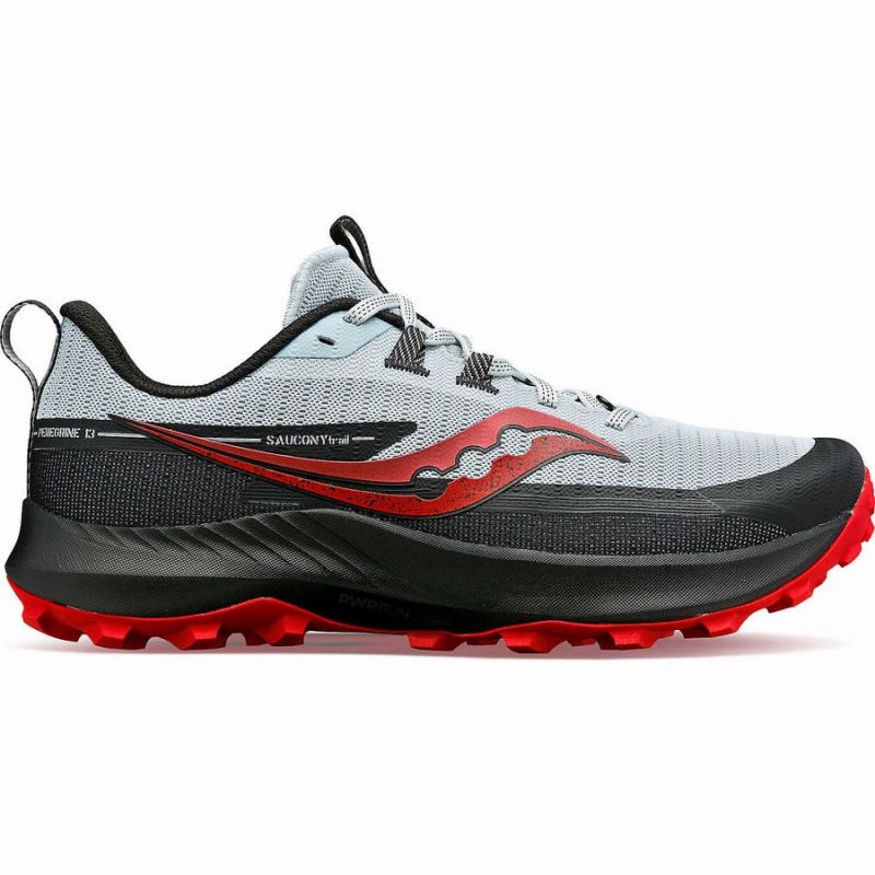 Sapatilhas Corrida Saucony Peregrine 13 Masculino Azuis Vermelhas | Portugal S82950-P35