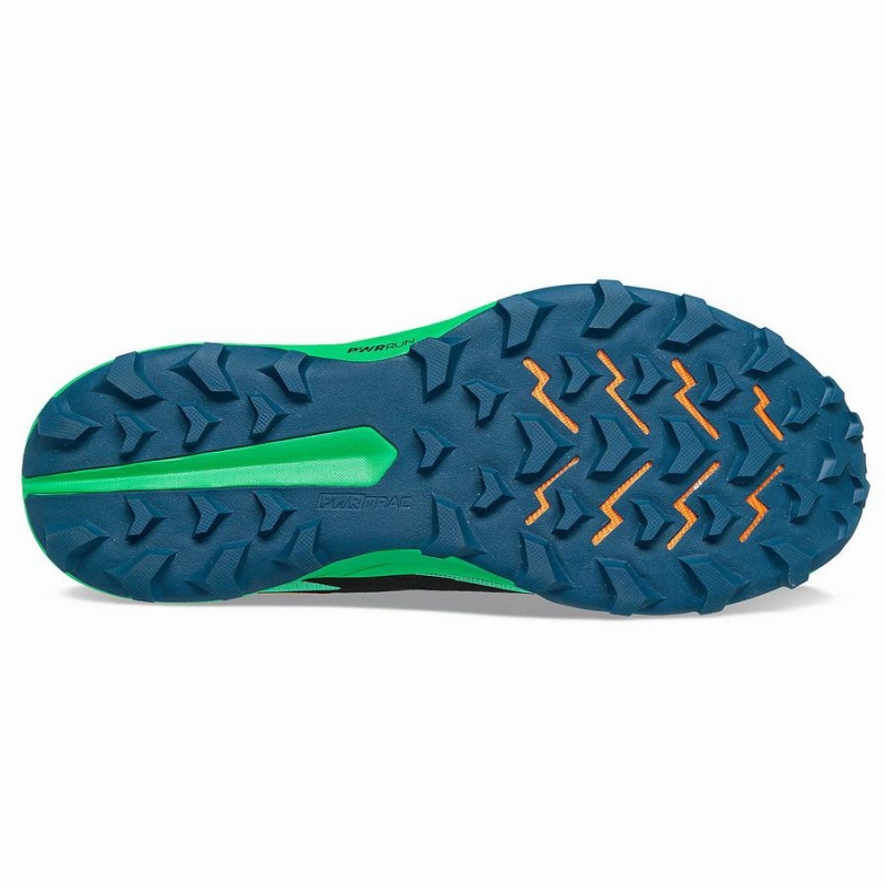 Sapatilhas Corrida Saucony Peregrine 13 Masculino Pretas Verdes | Portugal S30892-X48