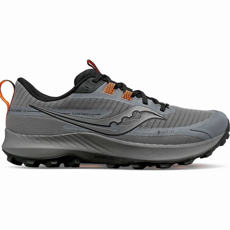 Sapatilhas Corrida Saucony Peregrine 13 GTX Masculino Cinzentas Pretas | Portugal S41720-V90