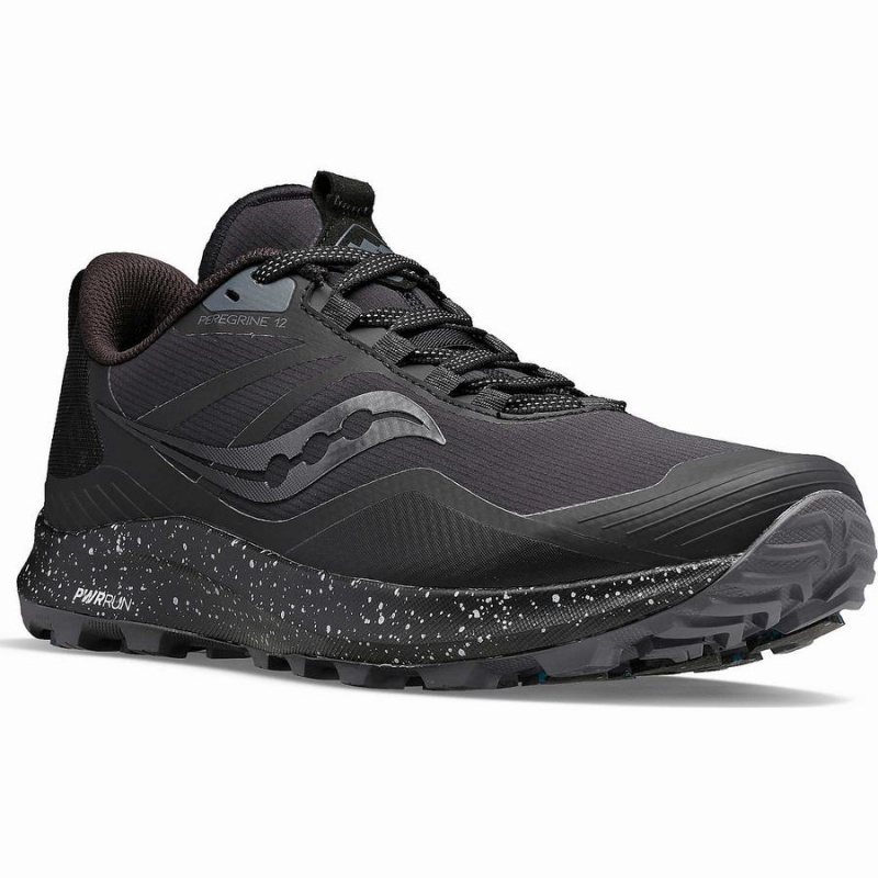 Sapatilhas Corrida Saucony Peregrine ICE+ 3 Masculino Pretas Cinzentas | Portugal S28340-P98