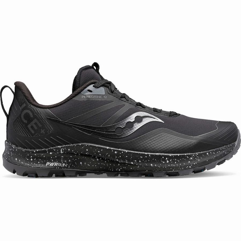 Sapatilhas Corrida Saucony Peregrine ICE+ 3 Masculino Pretas Cinzentas | Portugal S28340-P98