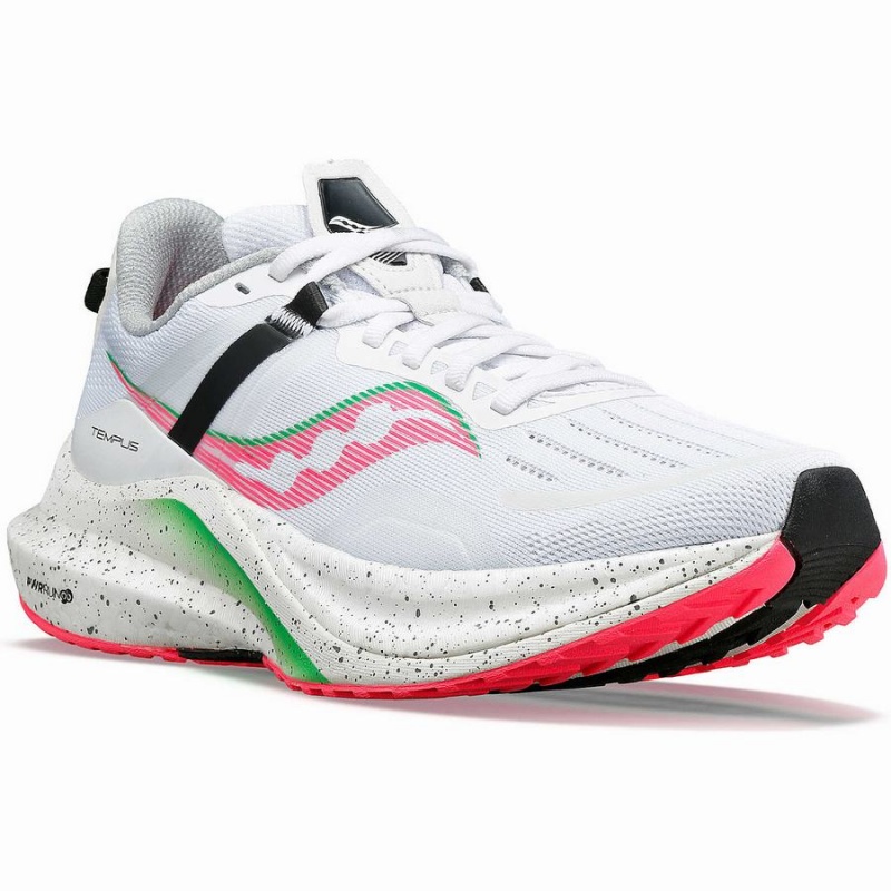 Sapatilhas Corrida Saucony Tempus Feminino Branco Rosa | Portugal S80693-W74