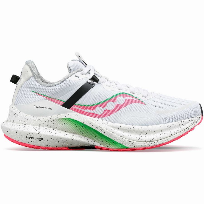 Sapatilhas Corrida Saucony Tempus Feminino Branco Rosa | Portugal S80693-W74