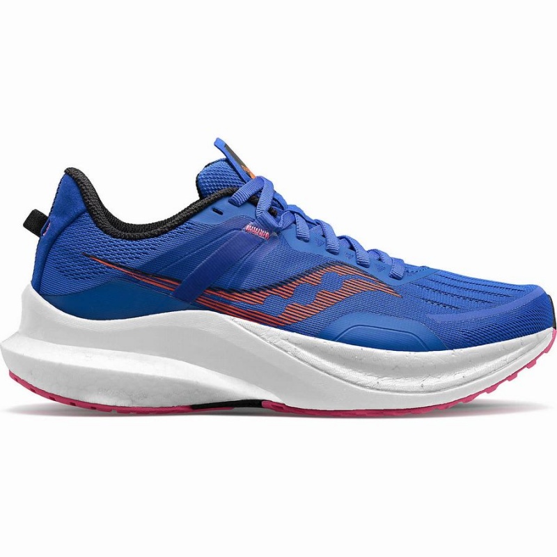 Sapatilhas Corrida Saucony Tempus Feminino Azuis | Portugal S92138-Z42