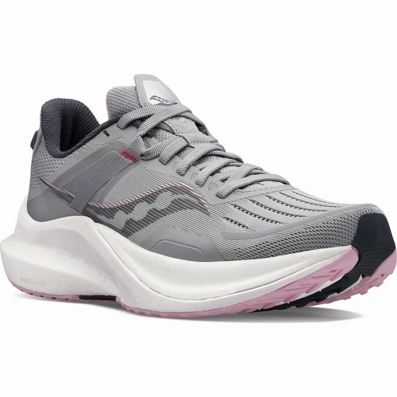 Sapatilhas Corrida Saucony Tempus Feminino Cinzentas Rosa | Portugal S15392-C92