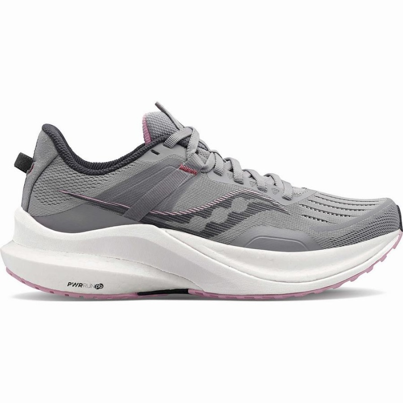 Sapatilhas Corrida Saucony Tempus Feminino Cinzentas Rosa | Portugal S15392-C92