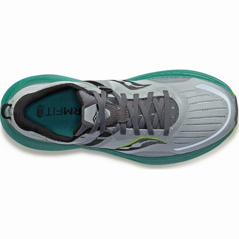 Sapatilhas Corrida Saucony Tempus Wide Masculino Cinzentas Verdes | Portugal S34109-C10