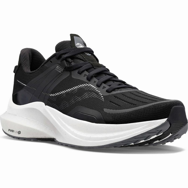 Sapatilhas Corrida Saucony Tempus Wide Masculino Pretas | Portugal S86437-V75