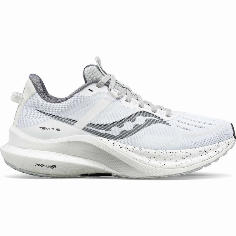 Sapatilhas Corrida Saucony Tempus Masculino Branco Pretas | Portugal S47395-Z63