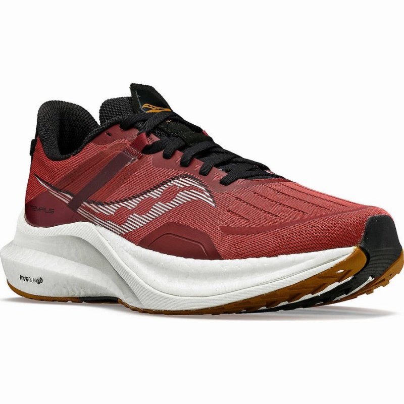 Sapatilhas Corrida Saucony Tempus Masculino Vermelhas Pretas | Portugal S37496-X90