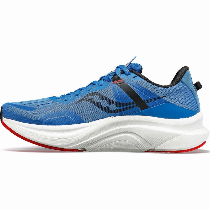 Sapatilhas Corrida Saucony Tempus Masculino Azuis Vermelhas | Portugal S48032-V48