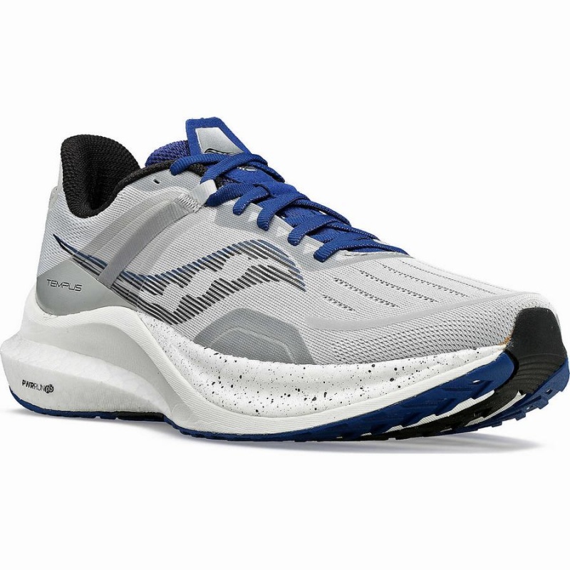 Sapatilhas Corrida Saucony Tempus Masculino Cinzentas Azul Anil | Portugal S01843-G82