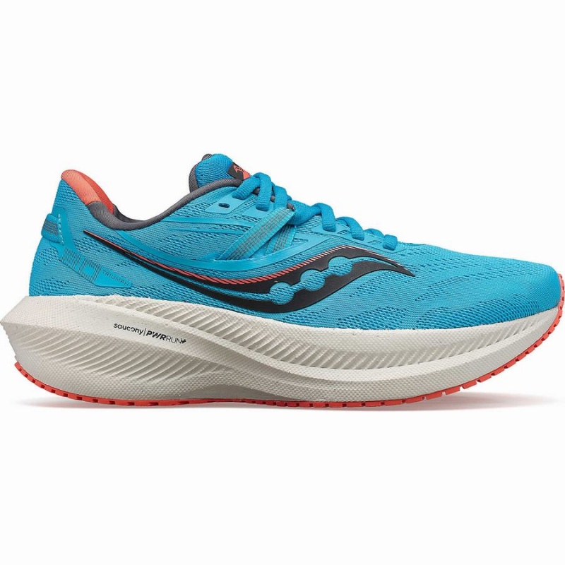 Sapatilhas Corrida Saucony Triumph 20 Feminino Azuis Coral | Portugal S17362-C10