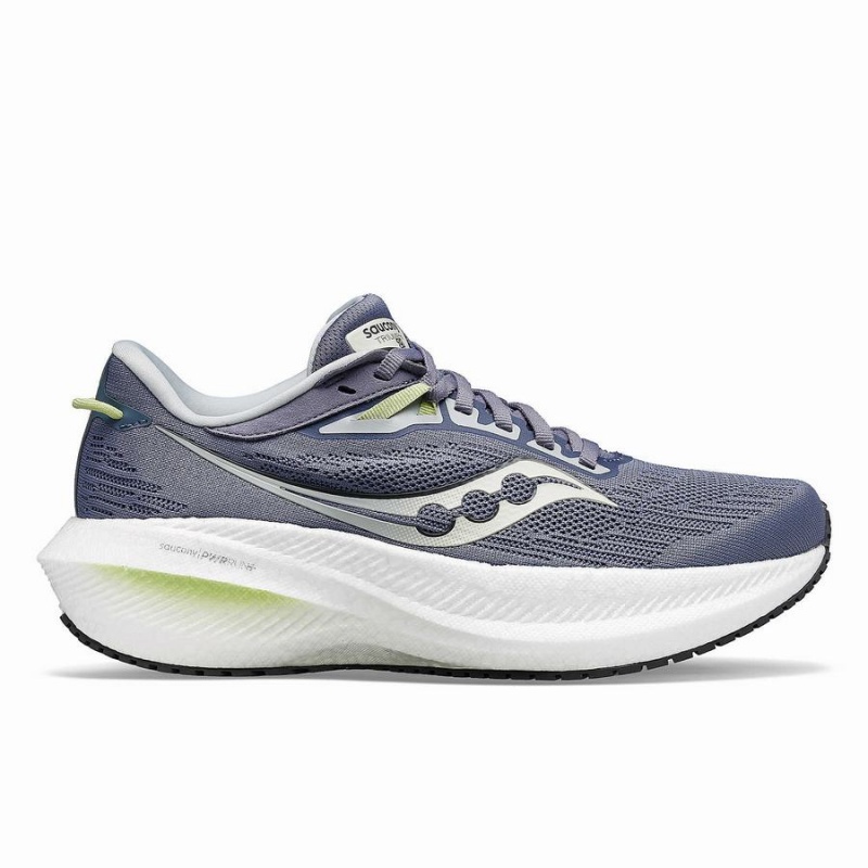 Sapatilhas Corrida Saucony Triumph 21 Feminino Azuis | Portugal S95146-V29